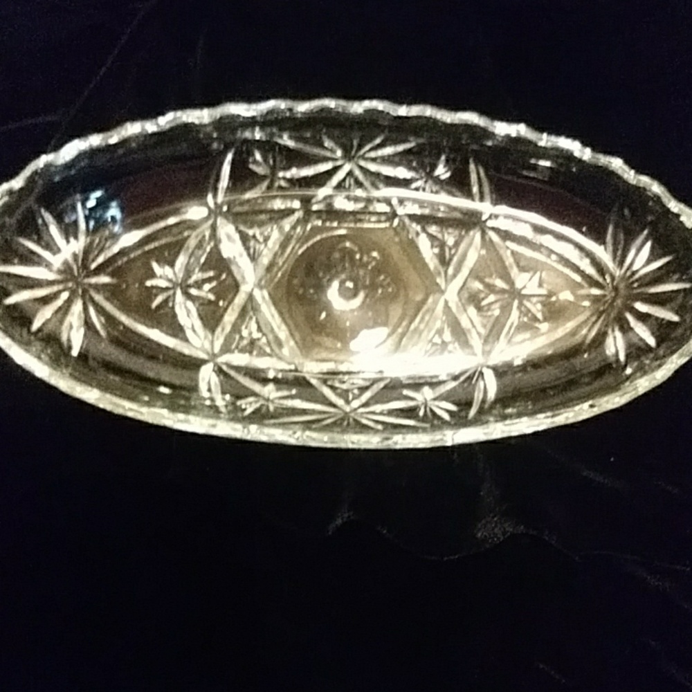 Vintage Glass Candy/Nut/Relish Dish